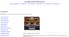 Desktop Screenshot of lawnmowerpartsmanual.com