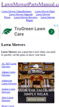 Mobile Screenshot of lawnmowerpartsmanual.com